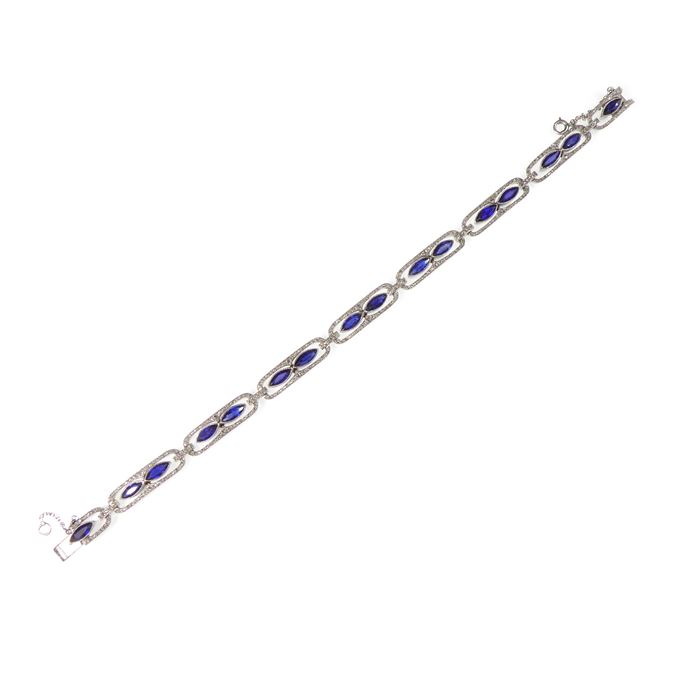 Sapphire and diamond bracelet | MasterArt